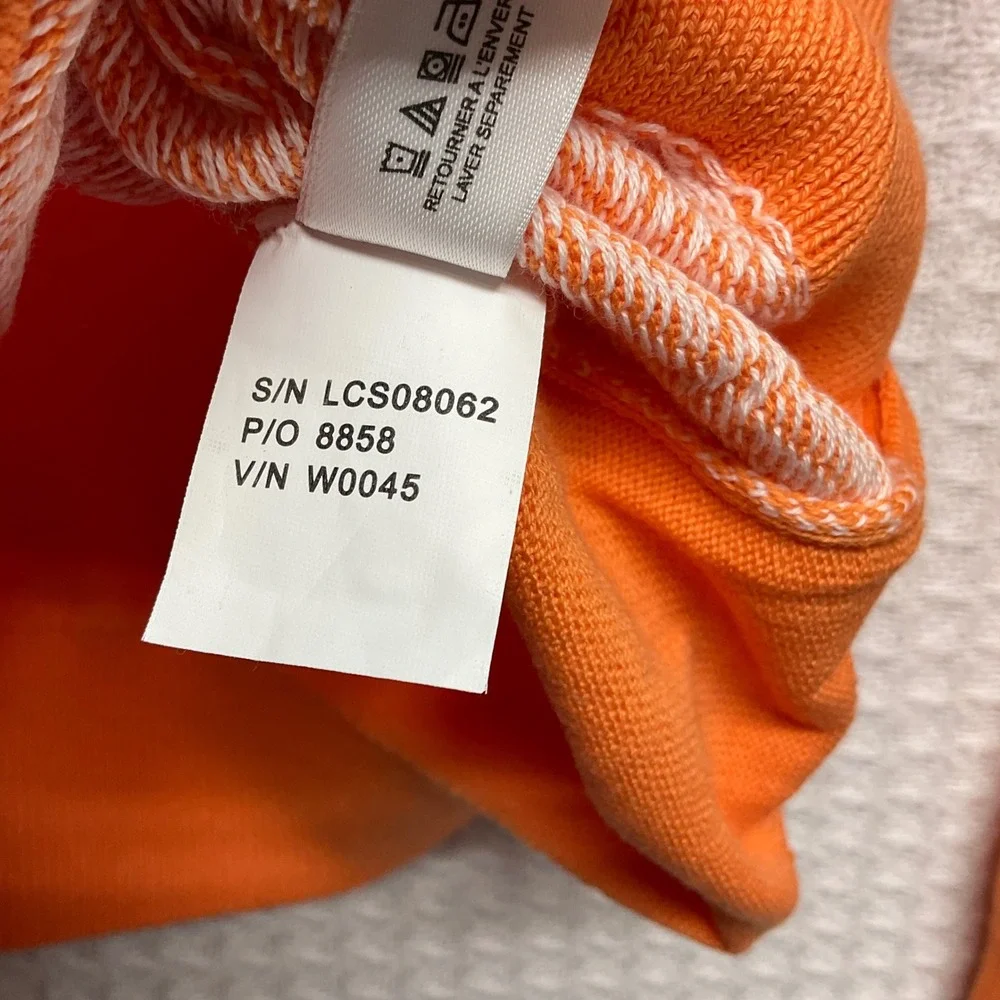 Cutter & Buck Mens Orange V-Neck Sweater 2008 US Womens Open‎ Interlachen Golf